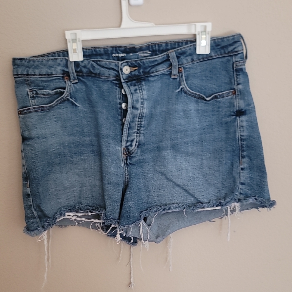 Old Navy Distressed Blue Jean Shorts